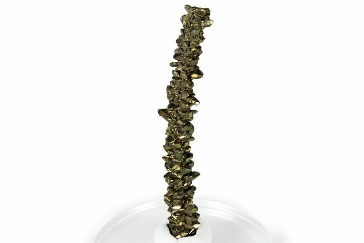 Iridescent Marcasite Crystal Stalactite - Linwood Mine, Iowa #324788